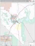 Las Vegas-Henderson-Paradise Metro Area Digital Map Premium Style